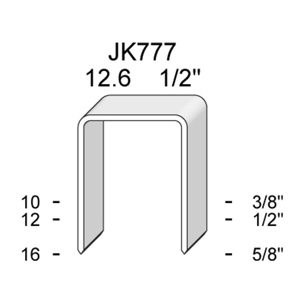 JK777-hakaset: mitat ja pituudet